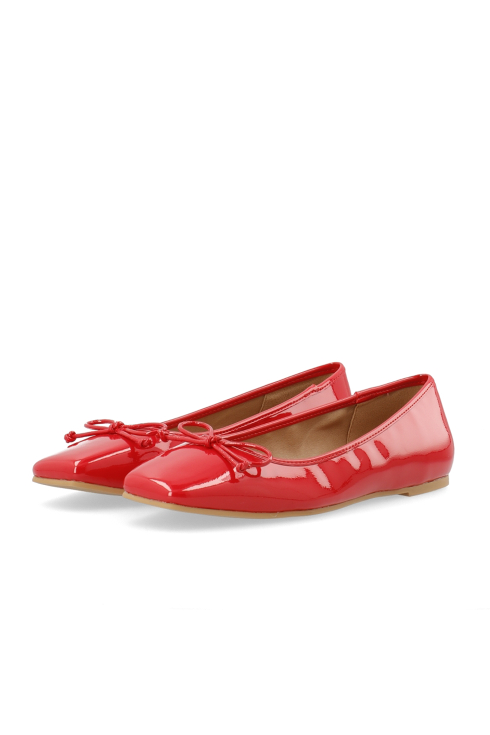 BIAROSE Karré Faux Leather Ballerina