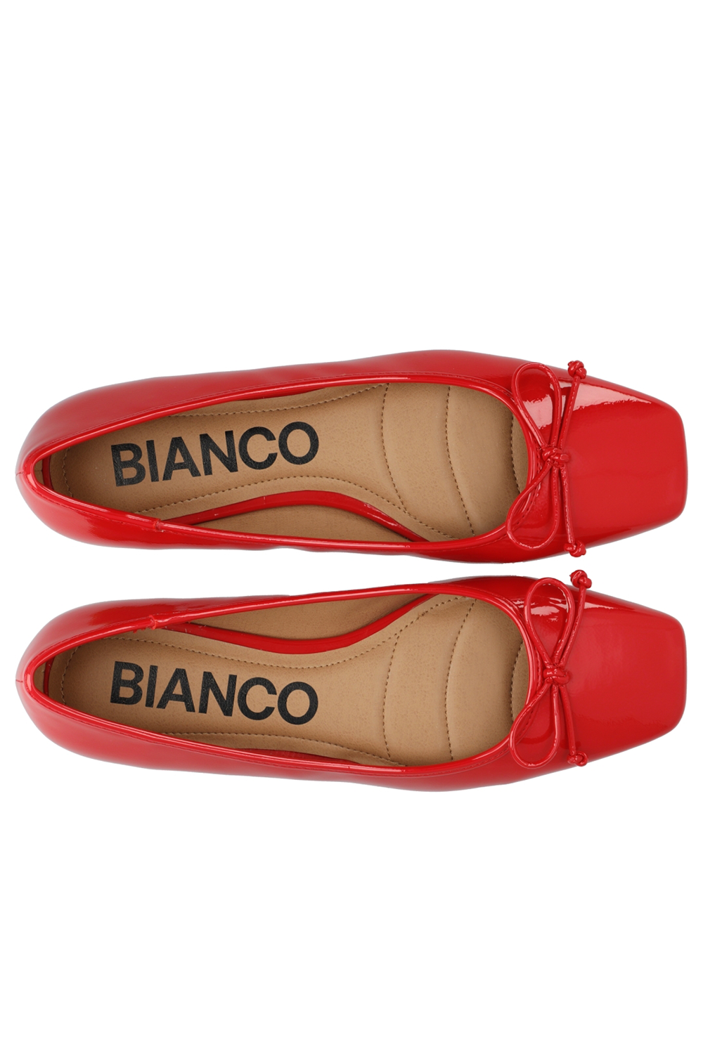 BIAROSE Karré Faux Leather Ballerina