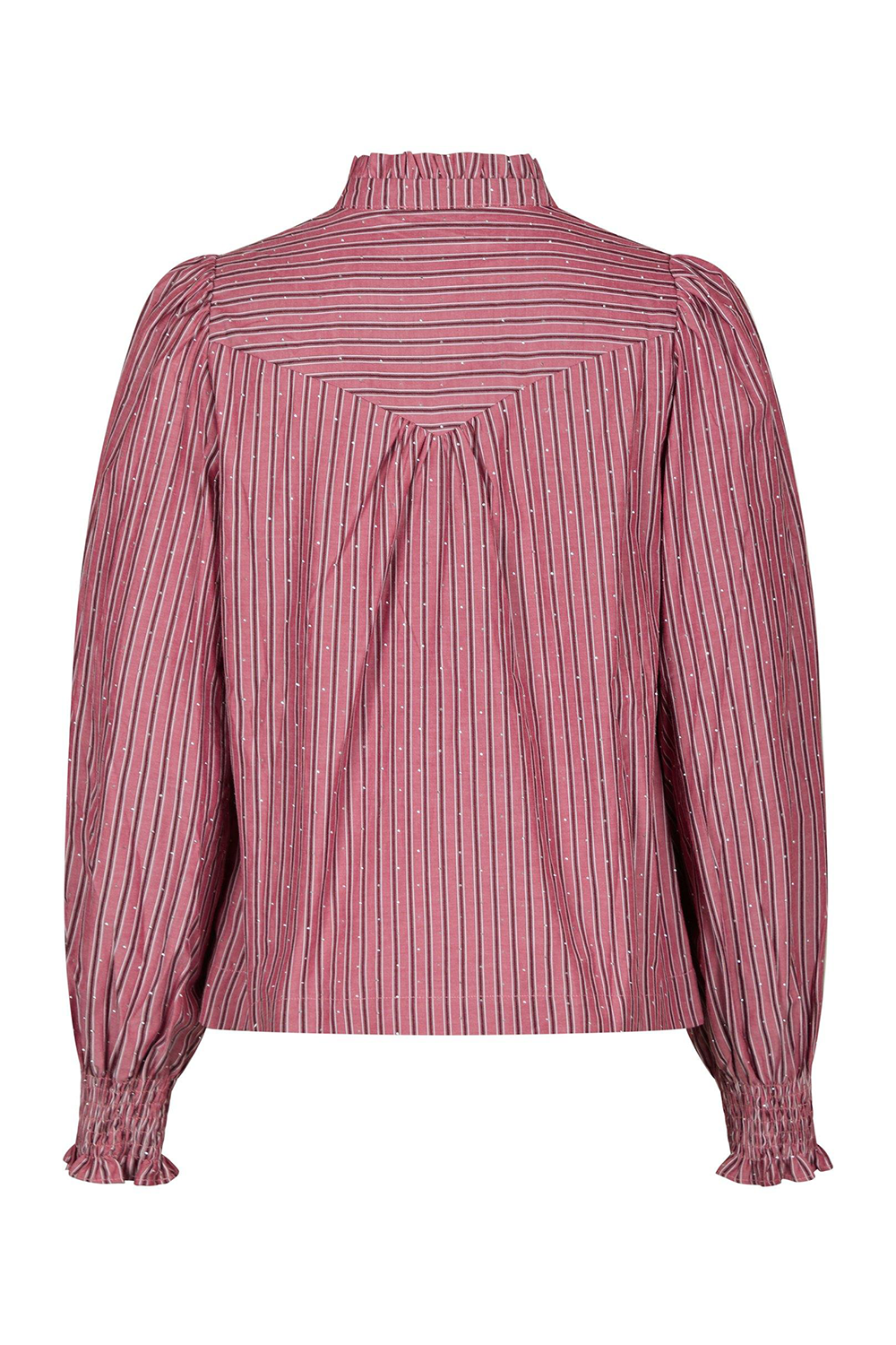 Astrida Soft Stripe Stone Bluse