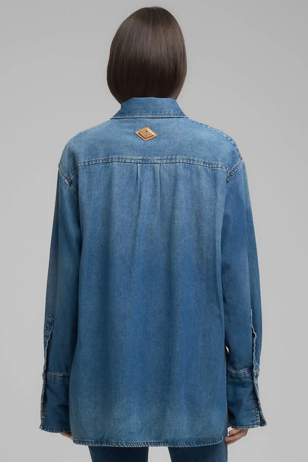 Oversized Denim Skjorte