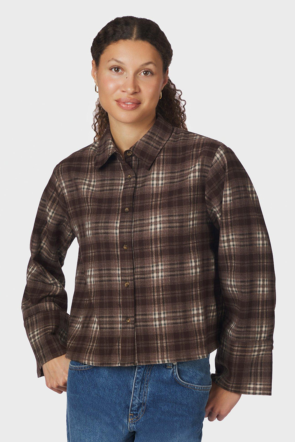Jaylin Flannel Check Skjorte