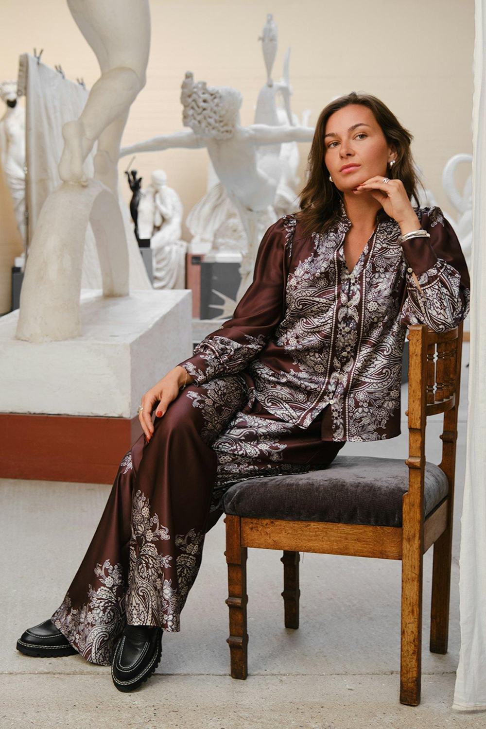Lunet Paisley Border Bukser