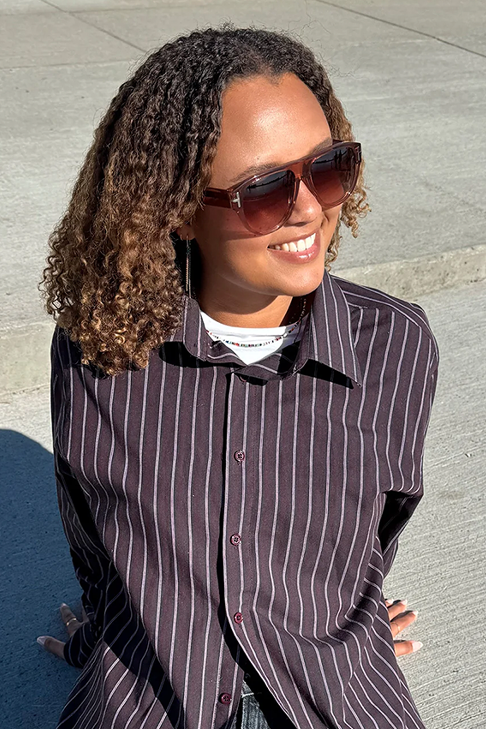 Rapallo Hazelnut Premium Solbrille