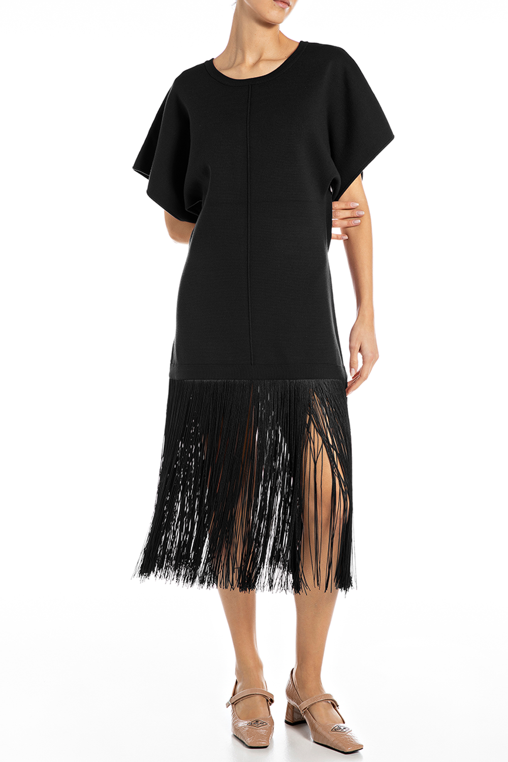 Fringed Kjole