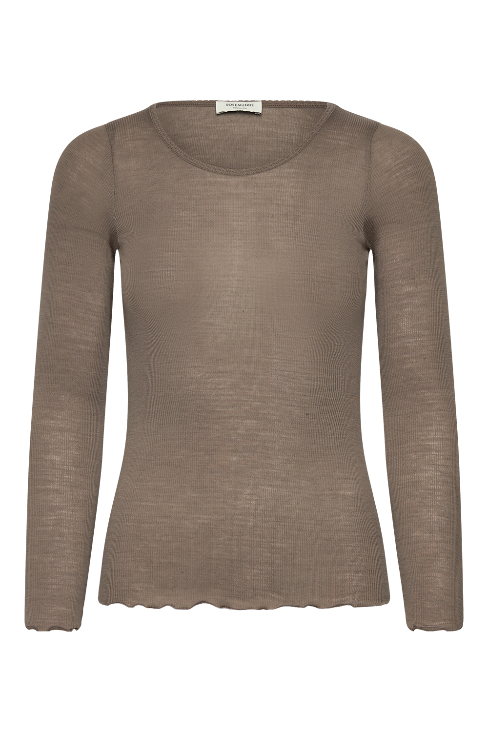RWBurlington Wool LS O-Neck Bluse