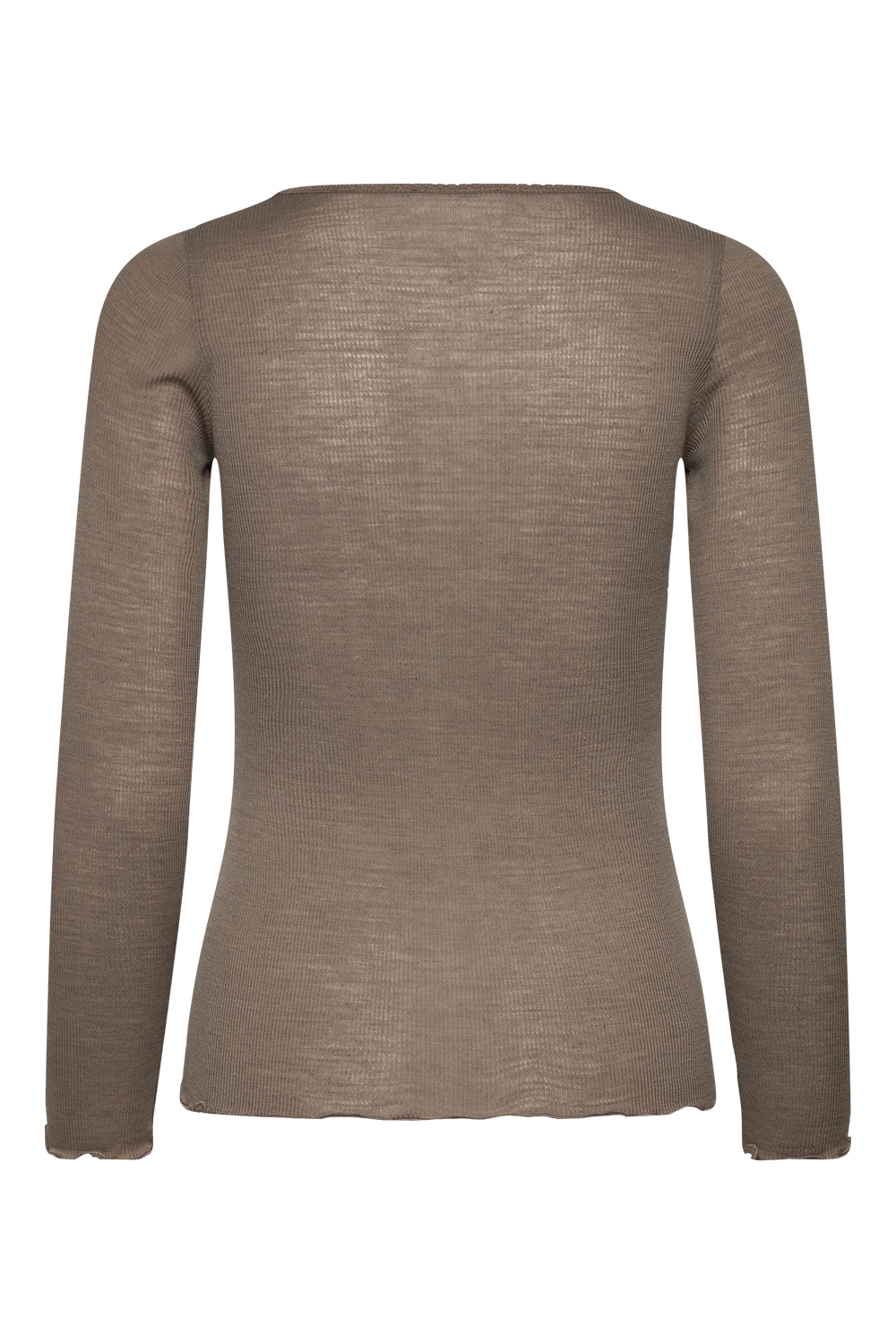 RWBurlington Wool LS O-Neck Bluse