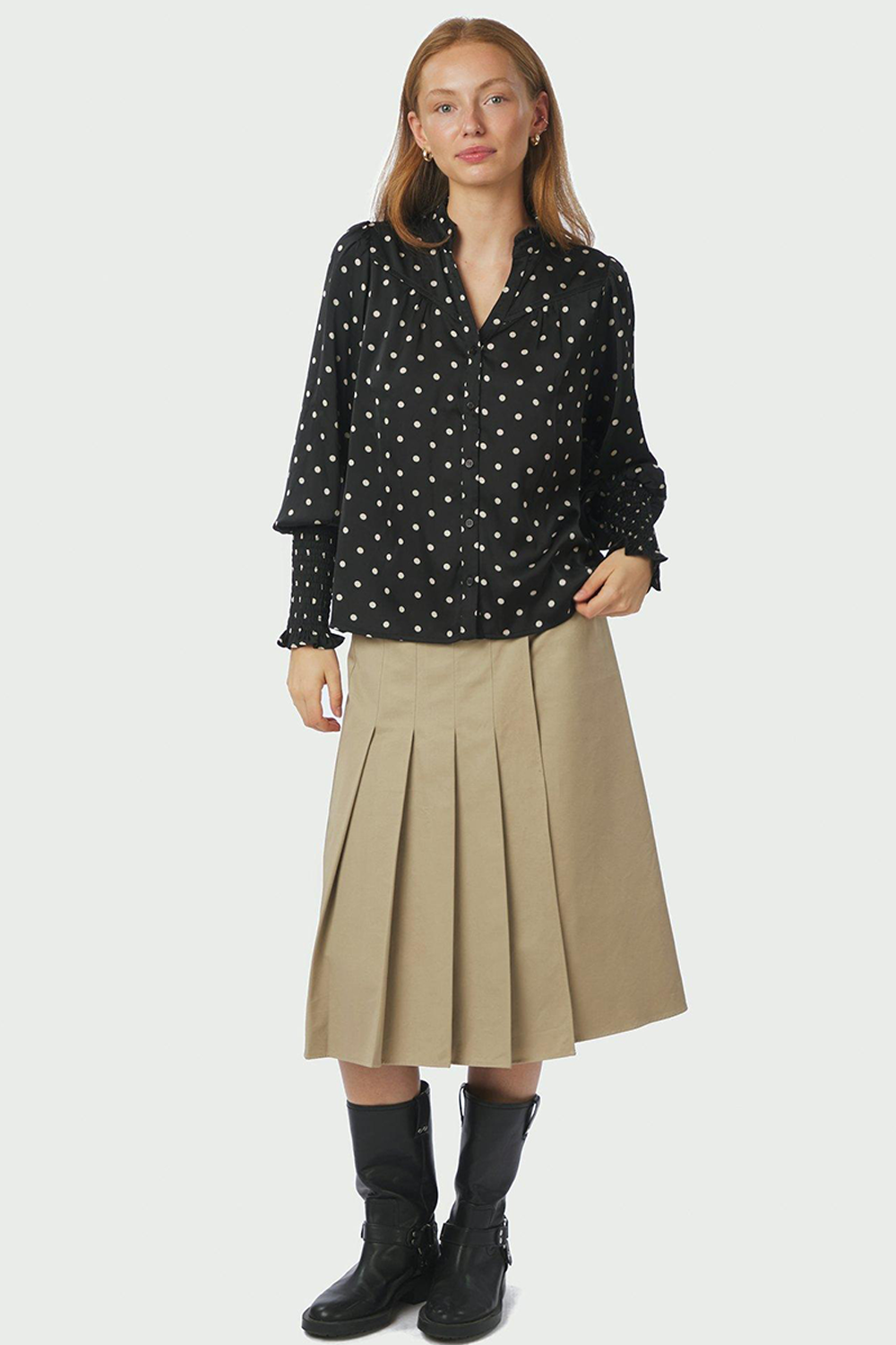 Camisa Dot Bluse