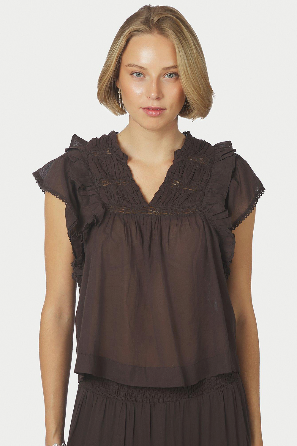 Jayla Voile Top