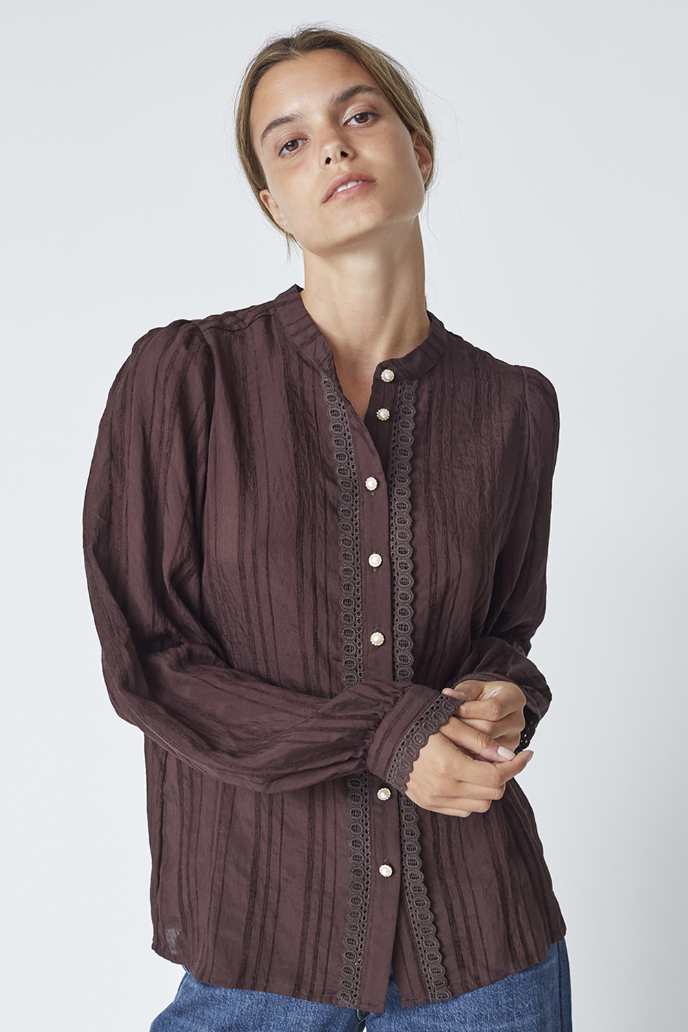 KesiCC Lace Skjorte