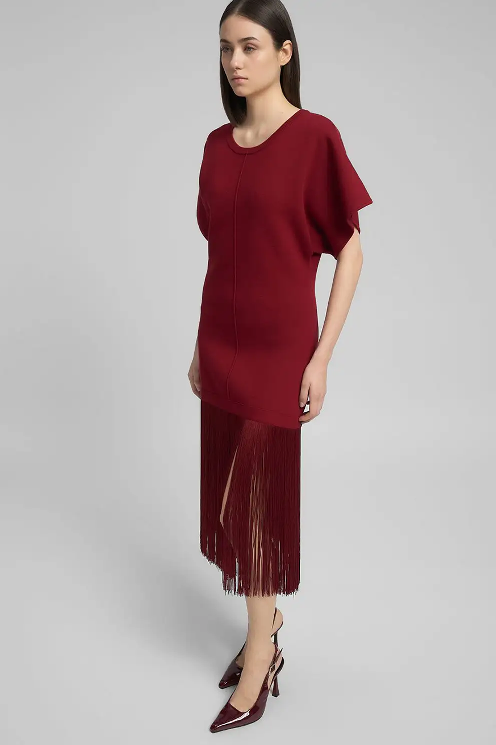 Fringed Kjole