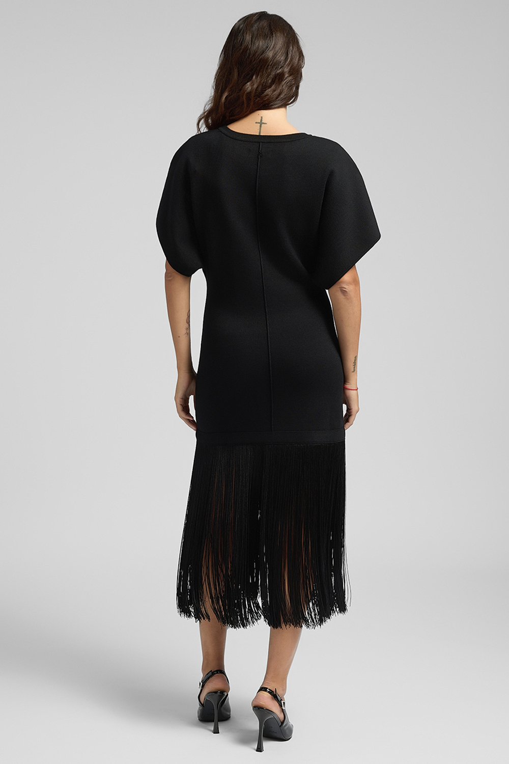 Fringed Kjole
