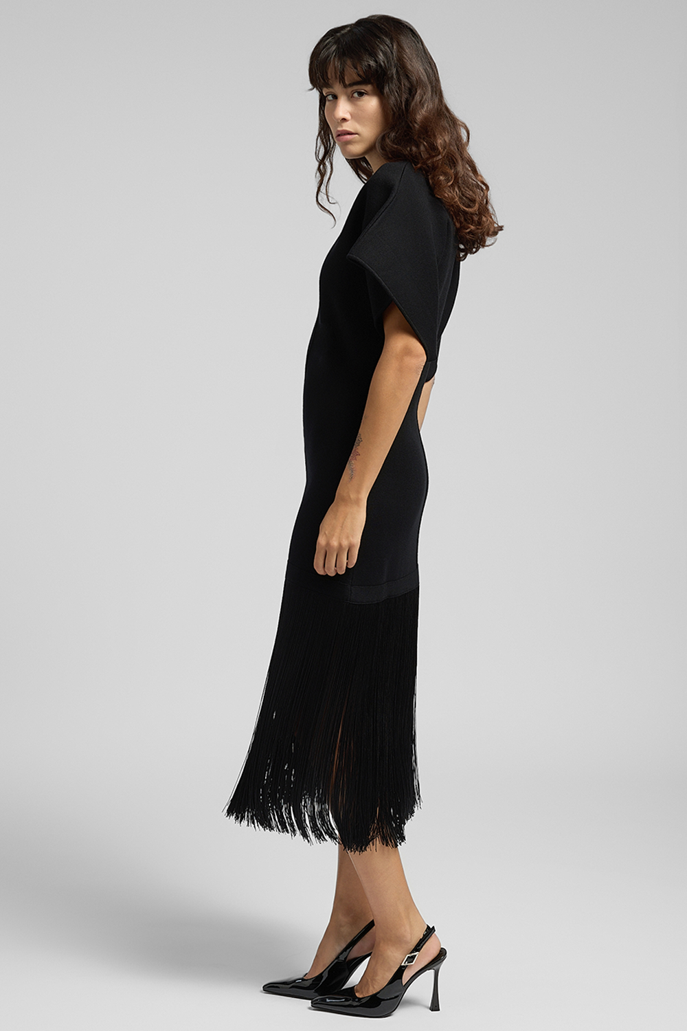 Fringed Kjole